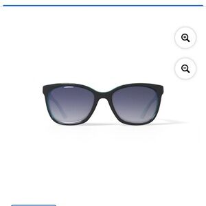 Authentic Calvin Klein 55-17-135 Black & Teal Sunglasses Sunnies 19503S